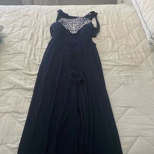Navy Blue Long Dress